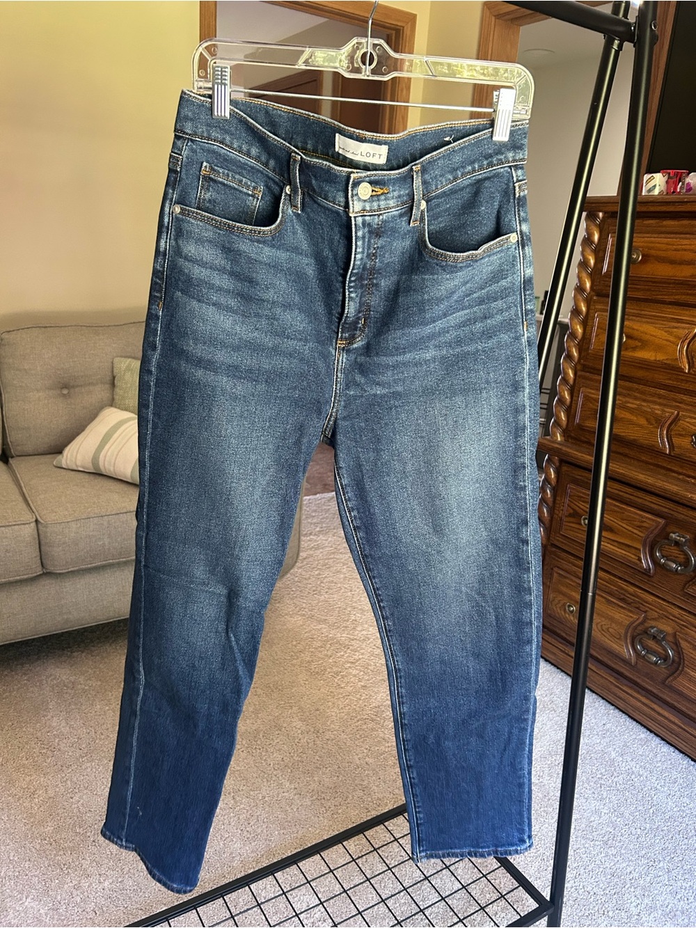 LOFT women’s  Dark Blue Slim Jeans